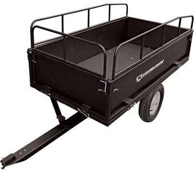 Strongway Steel ATV Trailer - 1200-Lb. Capacity, 17 Cu. Ft.