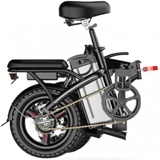 SALE &amp; CLEARANCE Folding Electric Bike, 250W Electric Bike Suitable for Adults and Teenagers Removable Battery Fat Tire Electric Bike Beach Snow Bicycle, Best Fathers Mothers Lovers (Black) NO250102
