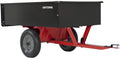 Craftsman CMXGZBF7124355, 750-Pound, 12-cu ft Steel Tow Dump Cart, Black