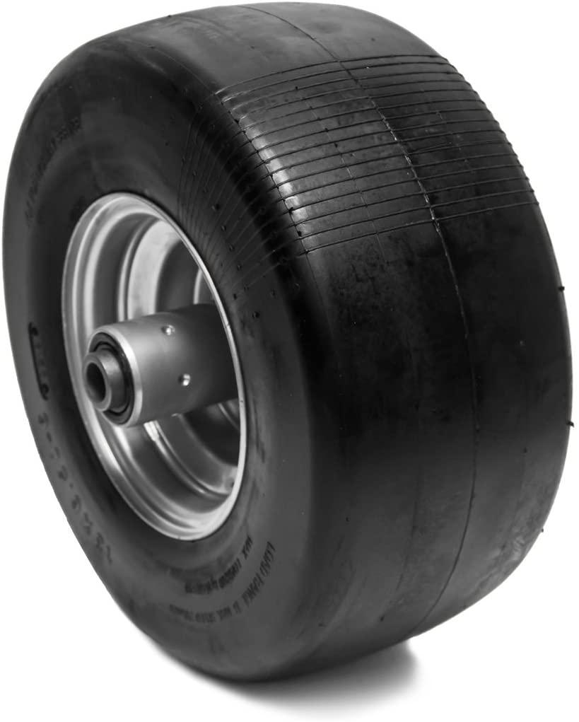 2PK Flat Free Tire Assemblies for Hustler 13x6.50-6 X One Super Z 604898 789537