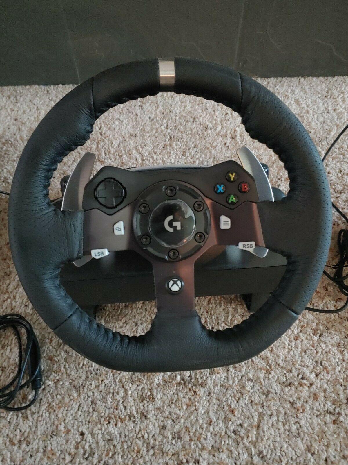logitech g920 racing wheel and shifter For Xbox And PC.   Steering Wheel +