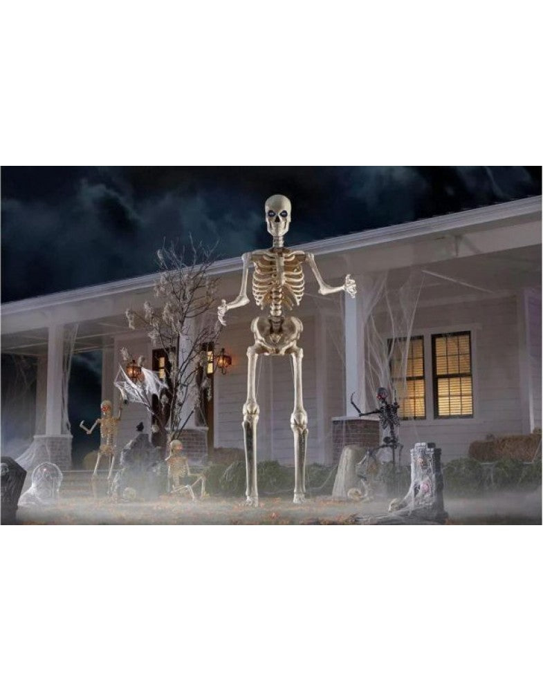 Home Accents 12 Ft. Giant-Sized Skeleton With LifeEyes