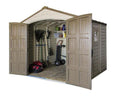 DuraMax 8’x8′ Premier Series Duraplus Vinyl Shed with Foundation