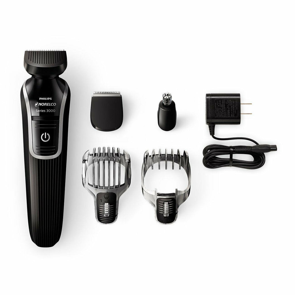 Philips Norelco Multigroom Rechargeable Grooming Kit Beard Shave Ear Trimmer