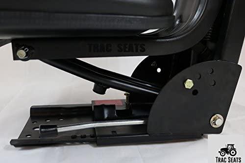 Blue TRAC SEATS  Waffle Style Universal Tractor Suspension SEAT with TILT FITS Ford/Holland 3900 3930 3910 5000 5100 5600 5610 5900 5910 (Same Day  - Delivers in 1-4 Business Days