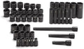 SK Hand Tools 31036 39-Piece 1/4-Inch Drive Metric High Visibility Impact Socket SuperSet