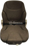 Stens Seat for Suspension, black cloth, adjustable