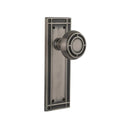 Mission Plate 2-3/8 in. Backset Antique Pewter PassaHall/Closet Mission Door Knob