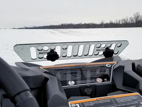 Spike Can Am Maverick Trail Scratch Resistant Full Windshield With Sliding Vent