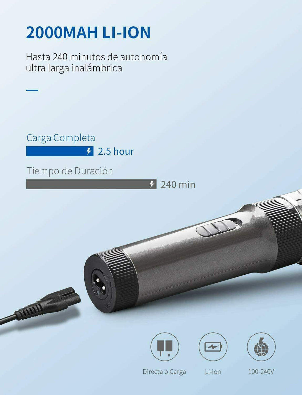 Woner Trimmer Professional Wireless Engine Silent  Ceramic Kit