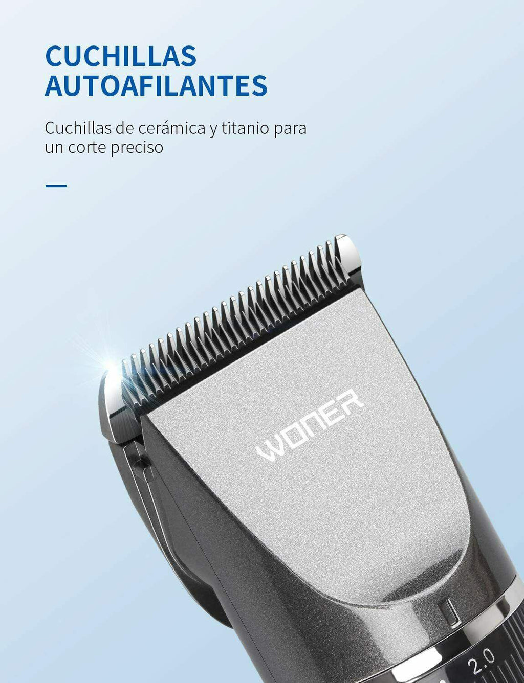 Woner Trimmer Professional Wireless Engine Silent  Ceramic Kit