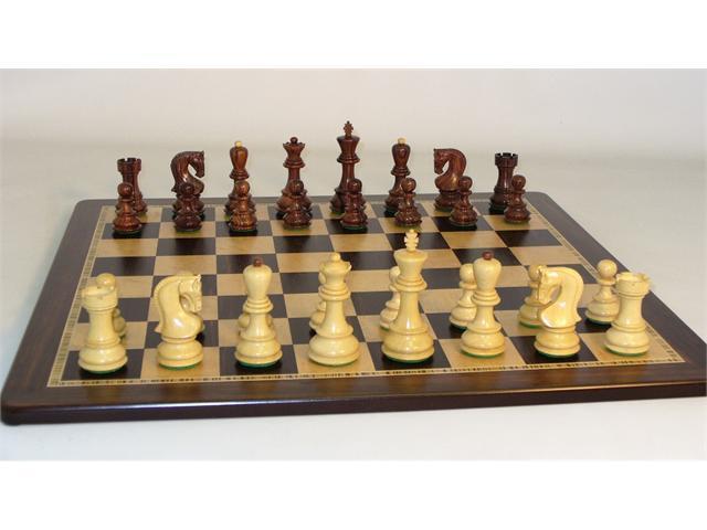 Chess Set - RoseOld Russian-Ebony Birdseye