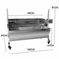 LarGrill Charcoal Spit Roaster BBQ Rotisserie Pig Lamb Roast Chicken w/ Motor