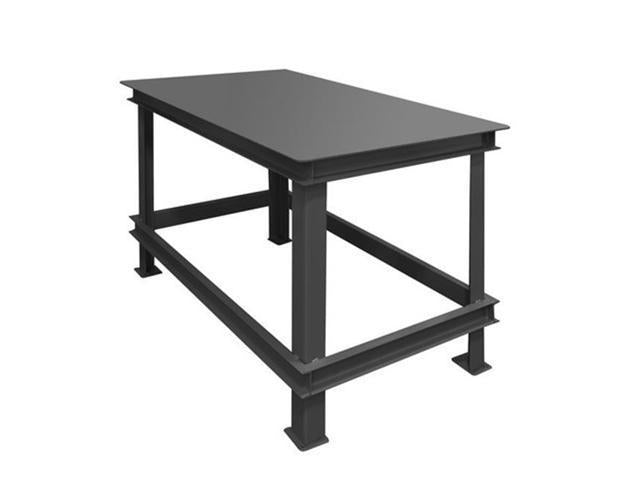 HWBMT-364830-95 48 x 36 x 30 in. Steel Extra Heavy Duty Machine Table with 1 Shelves, Gray