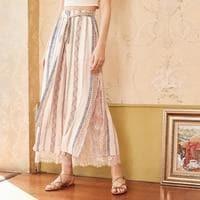 split chiffon pants