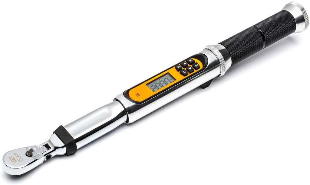 GEARWRENCH Flex Head Electronic Torque Wrench with Angle