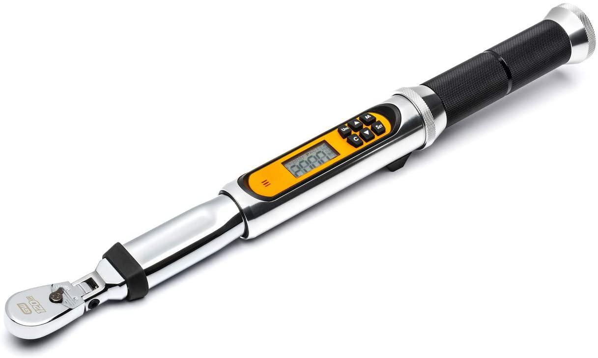 GEARWRENCH Flex Head Electronic Torque Wrench with Angle