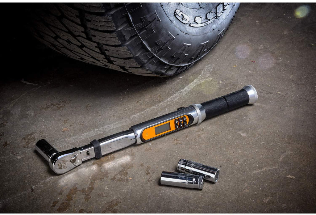 GEARWRENCH Flex Head Electronic Torque Wrench with Angle