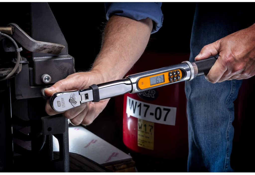 GEARWRENCH Flex Head Electronic Torque Wrench with Angle