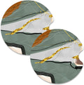 Nipichsha Car Cup Holder Coasters, Car Coasters for Cup Holders, 2 Pack Anti Slip Insert Coaster, Rubber Car Cup Mat with A Finger Notch, Cute Car Interior Accessories for Women Men(Abstract Line Art)