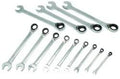 13 Piece SAE Ratcheting Reversible Wrench Set Tools Equipment Hand Tools