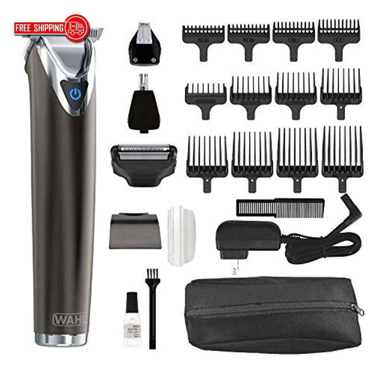 Wahl  Steel Lithium Ion 2.0+ Slate Beard Trimmer for Men Electric 9864