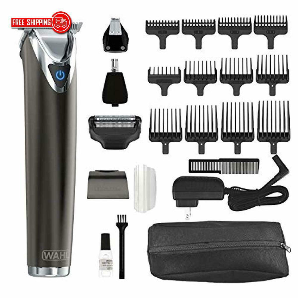 Wahl  Steel Lithium Ion 2.0+ Slate Beard Trimmer for Men Electric 9864