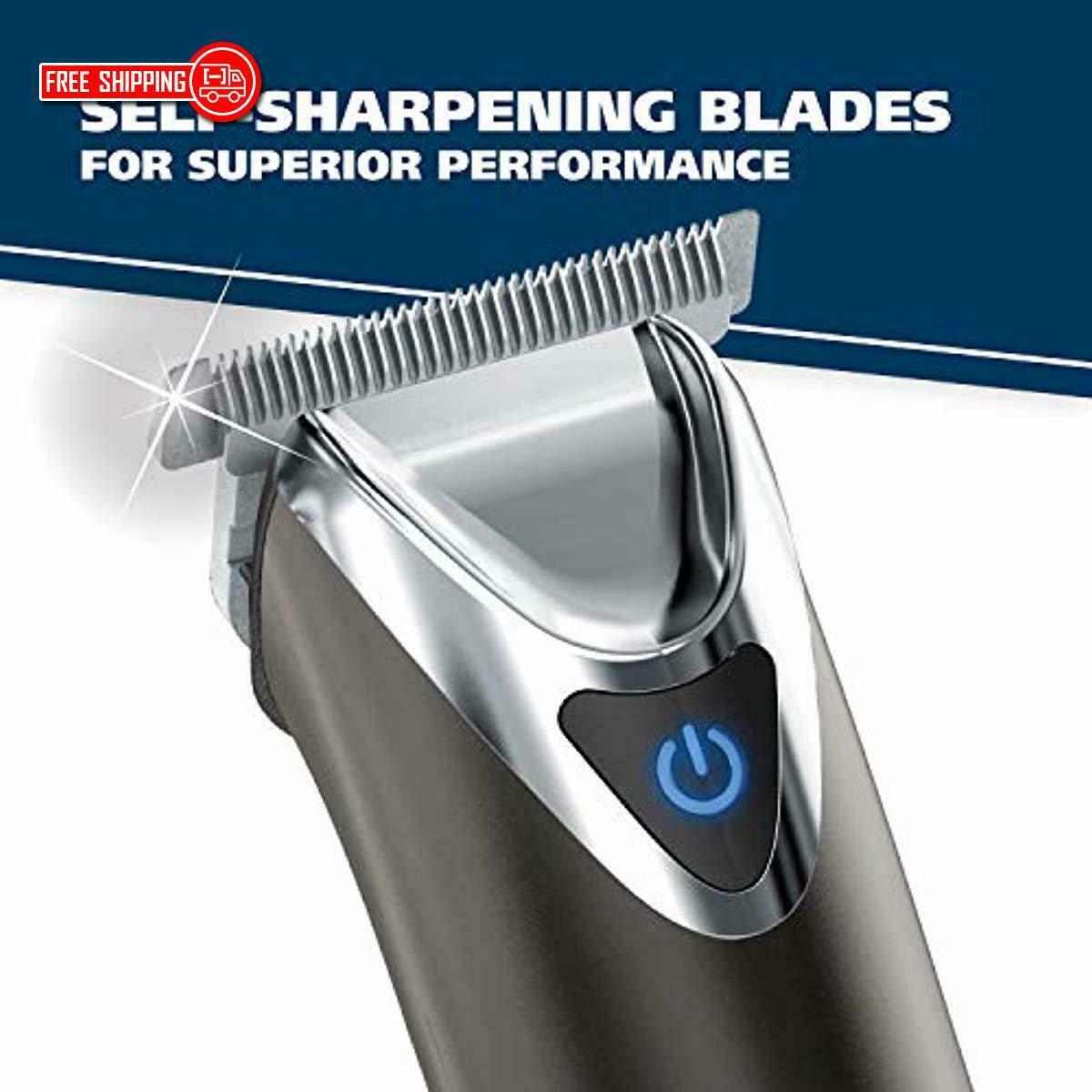 Wahl  Steel Lithium Ion 2.0+ Slate Beard Trimmer for Men Electric 9864