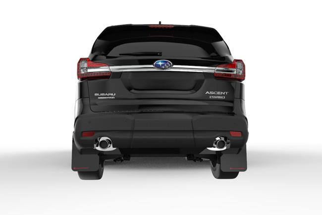 Rally Armor for 18-19 Subaru Ascent UR Red Mud Flap w/ White Logo