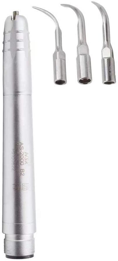 Exquisite 2Hole Dental Air Scaler Sonic Perio Hygienist Polishing Tool with 3 Compatible tips,10pcs