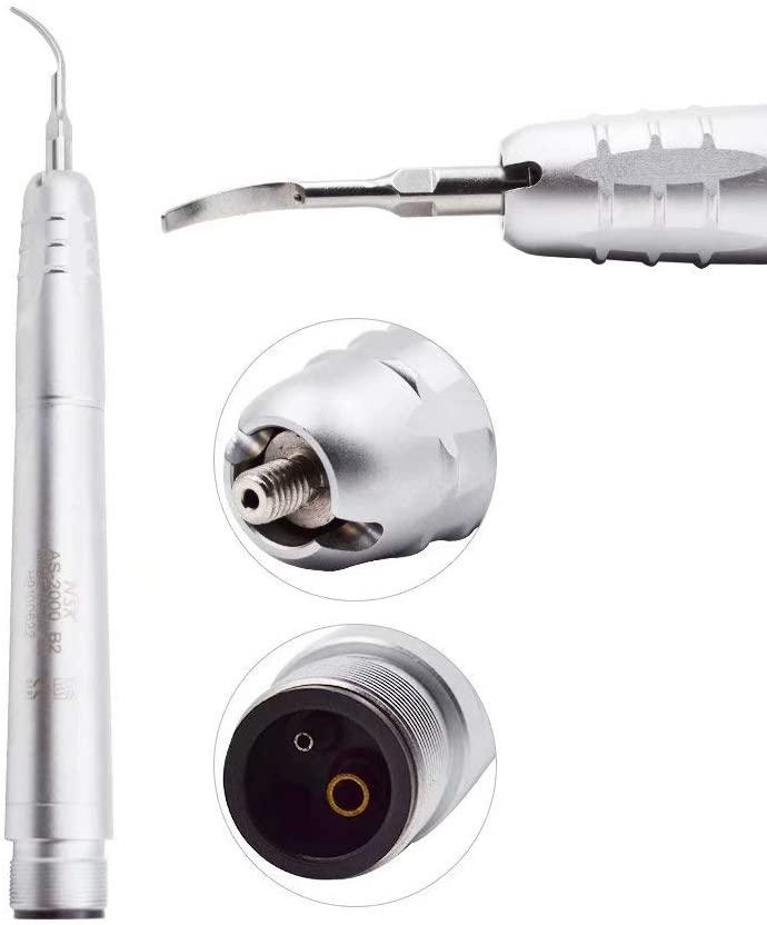 Exquisite 2Hole Dental Air Scaler Sonic Perio Hygienist Polishing Tool with 3 Compatible tips,10pcs