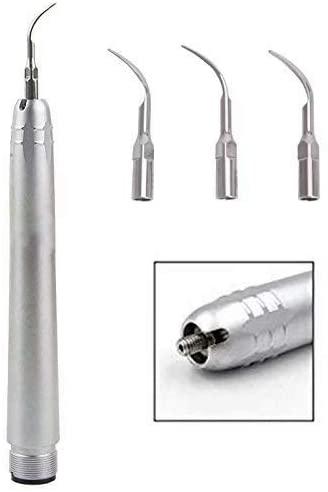 Exquisite 2Hole Dental Air Scaler Sonic Perio Hygienist Polishing Tool with 3 Compatible tips,10pcs