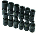 SK Hand Tools 32350 12-Piece 1/4-Inch Drive 6 Point Swivel Metric High Visibility Impact Socket Set