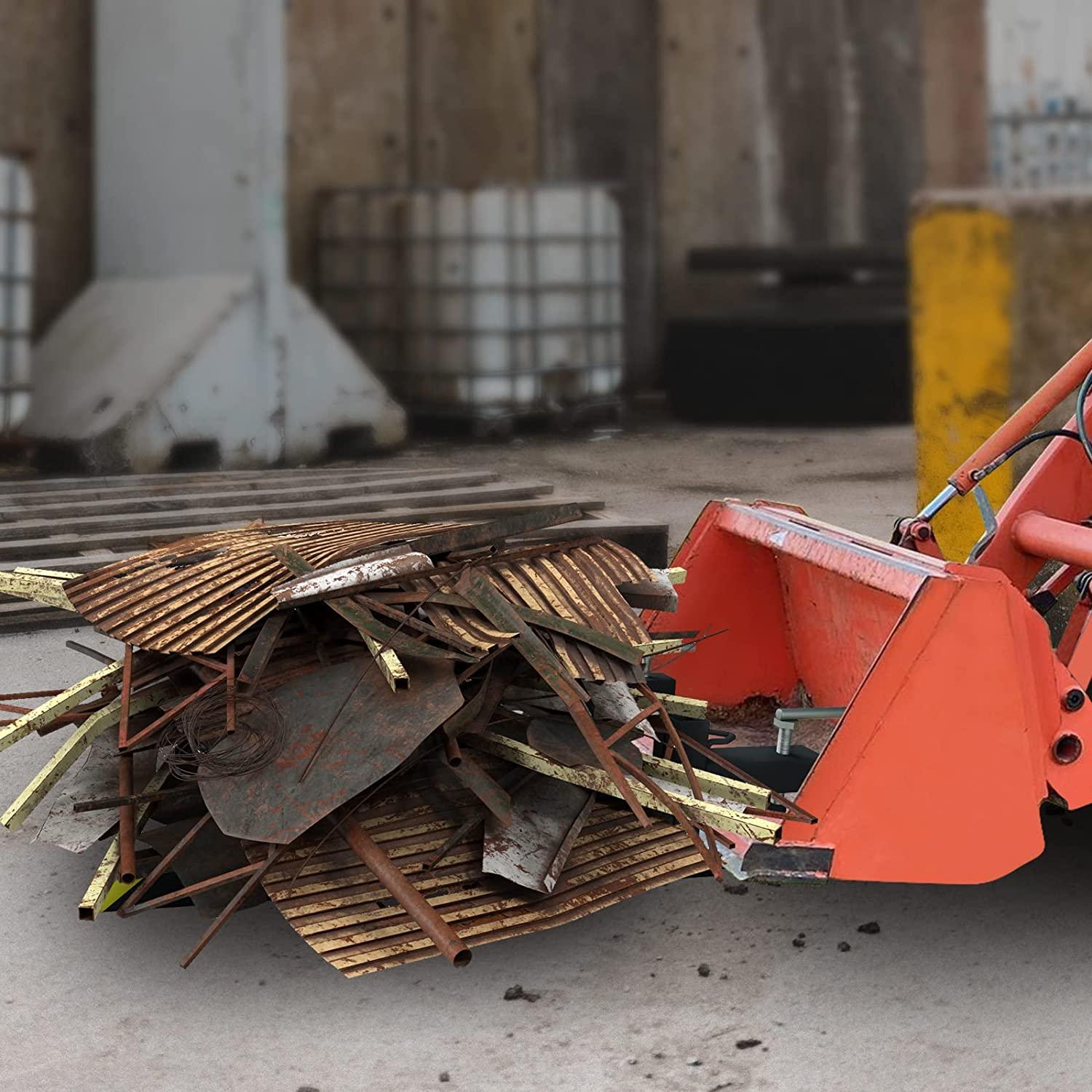Sulythw Clamp On Pallet Forks, 43” Total Length 2000lbs Heavy Duty Tractor Forks for Loader Bucket or Skid Steer Kubota Tractor