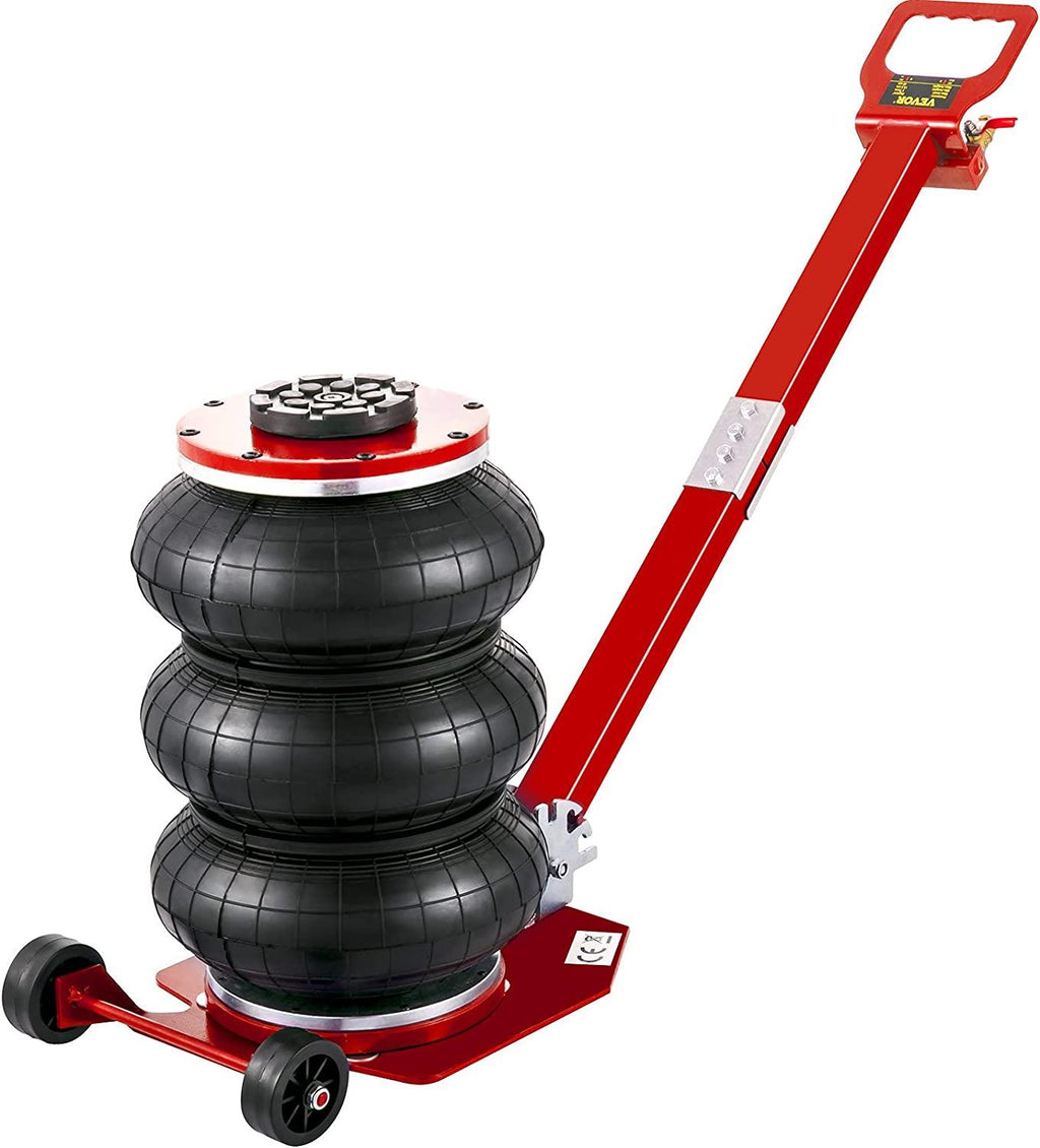 Bag Air Jack 6600lbs Capacity, Folding Rod Fast Lifting, Pneumatic Jack  Lift 3T, Pneumatic Car Jack with Two Wheels for  Car Lifting Jack Repair