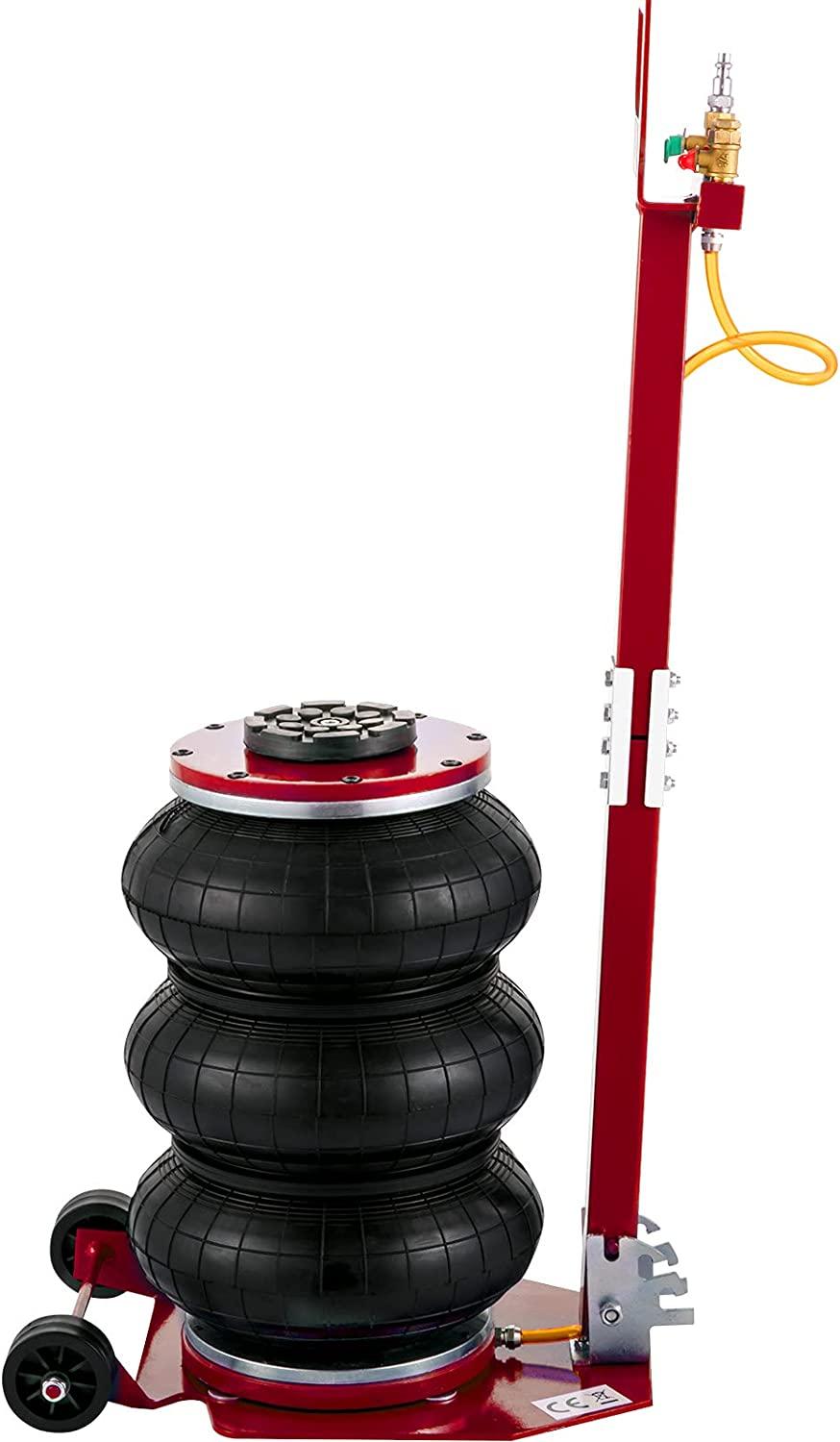 Bag Air Jack 6600lbs Capacity, Folding Rod Fast Lifting, Pneumatic Jack  Lift 3T, Pneumatic Car Jack with Two Wheels for  Car Lifting Jack Repair