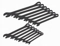 SK Hand Tool 36265 Set Combination Wrench Black Oxide 12 Point Metric (15 Piece)