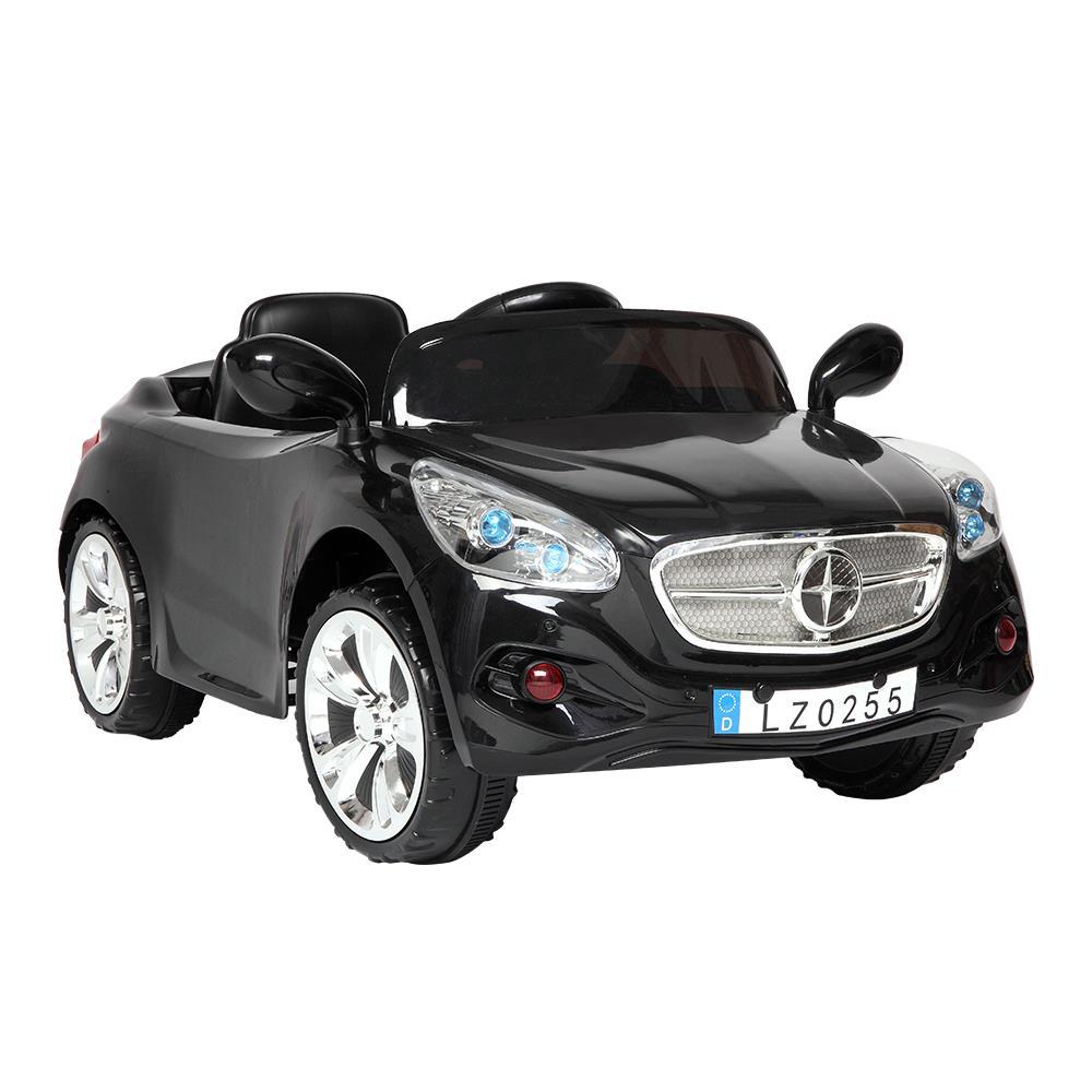 Ktaxon 12V Kids Electric Ride on Cars Battery Powered Motorized Vehicles, Remote Control, 3 Speeds, LED Headlights, MP3 Player, Horn - Black