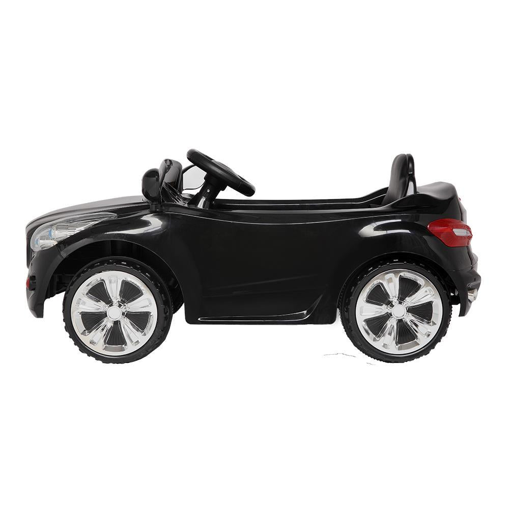 Ktaxon 12V Kids Electric Ride on Cars Battery Powered Motorized Vehicles, Remote Control, 3 Speeds, LED Headlights, MP3 Player, Horn - Black