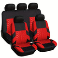 9pcs/Set 5 Seats Car Seat Covers, Breathable Split Automotive Front Rear Seat Cushion Covers, Vehicle Seat Protectors Universal For Cars, Trucks,