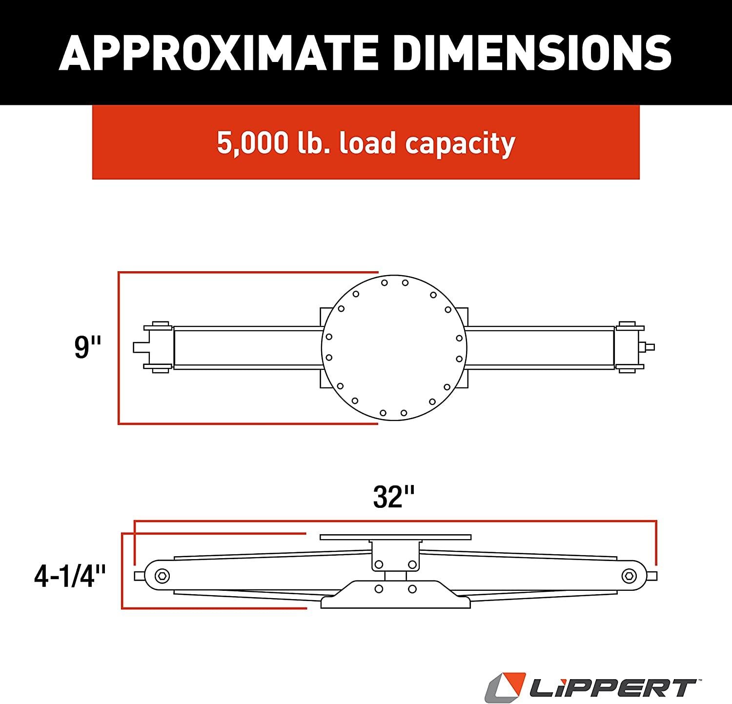 Lippert 285332 30" Scissor Jack