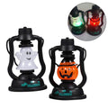 Bestope 2pcs/set Halloween Pumpkin Lantern Led Ghost Lights Halloween Lantern Light for Home Party Decoration