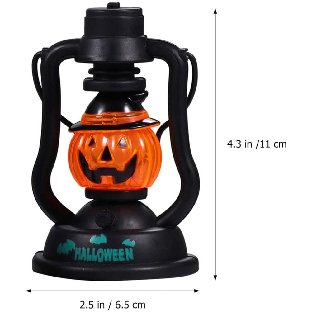 Bestope 2pcs/set Halloween Pumpkin Lantern Led Ghost Lights Halloween Lantern Light for Home Party Decoration