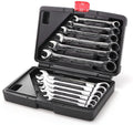 ZHENWOCAI 12pc Metric Ratcheting Spanner Combination Wrenche Hand Tools 9mm-18mm CR-V Steel New