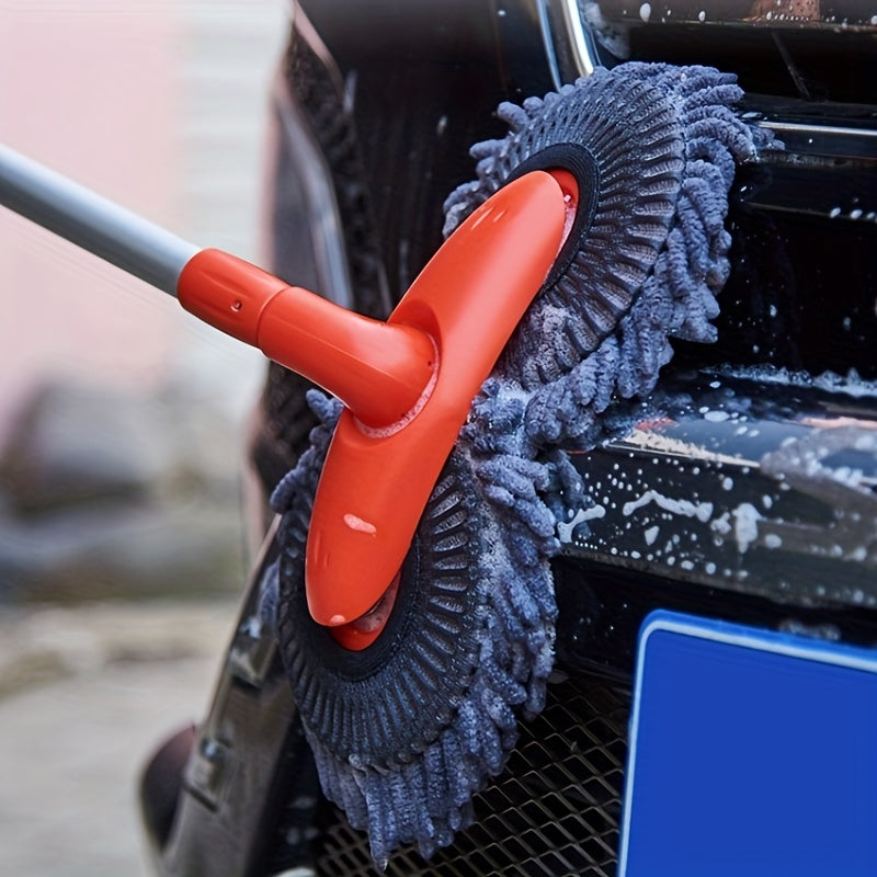 Ultimate Car Cleaning Kit: Microfiber Brush Mop, Mitt, Spon&amp; More - Get A Spotless Shine Every Time!