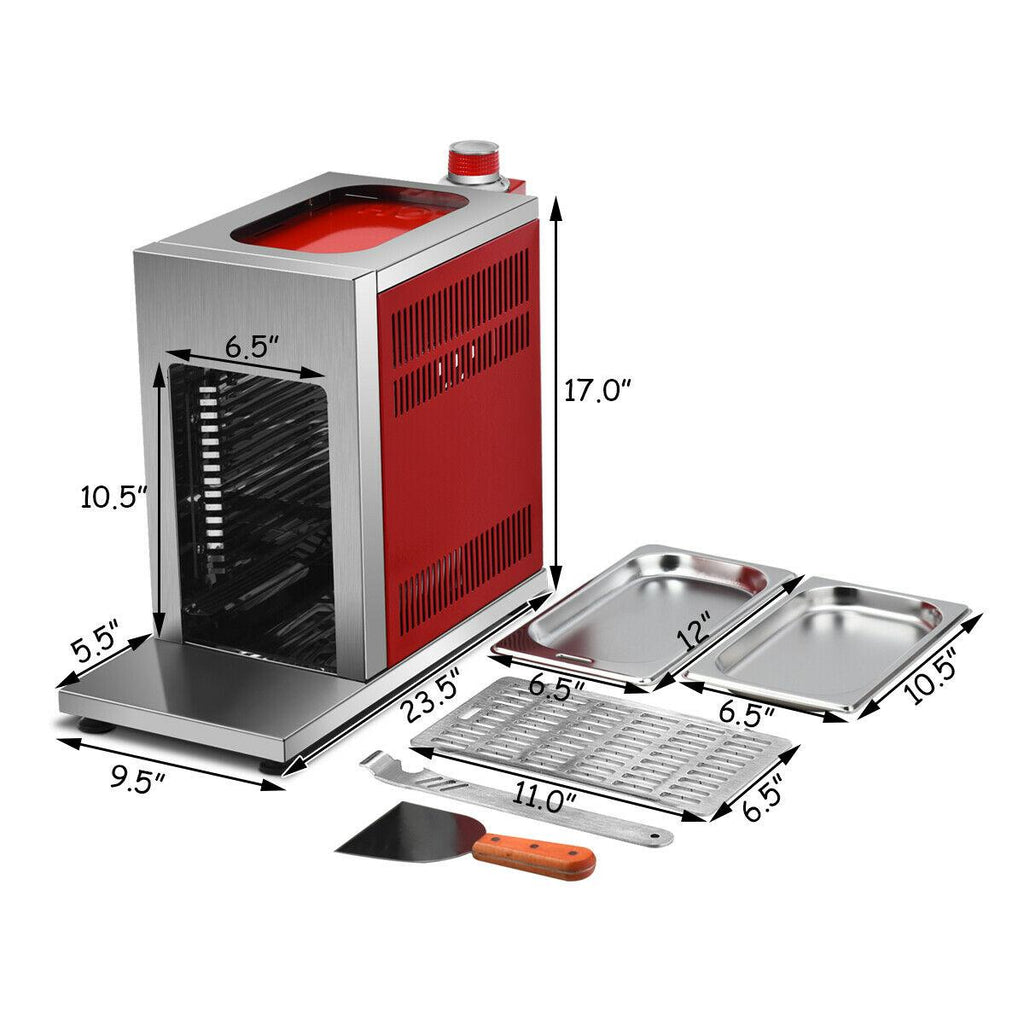 Propane Infrared Steak Grill BBQ  Steel Single Burner CooCompact