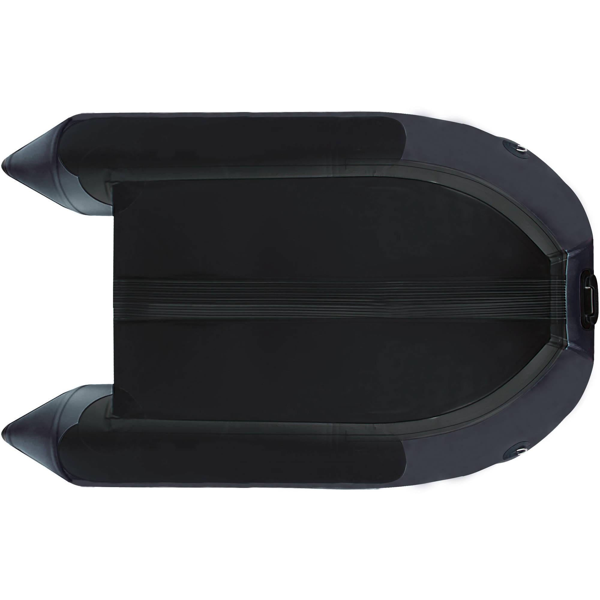 ALEKO Inflatable Boat - Aluminum Floor - 8.4 Feet - Black