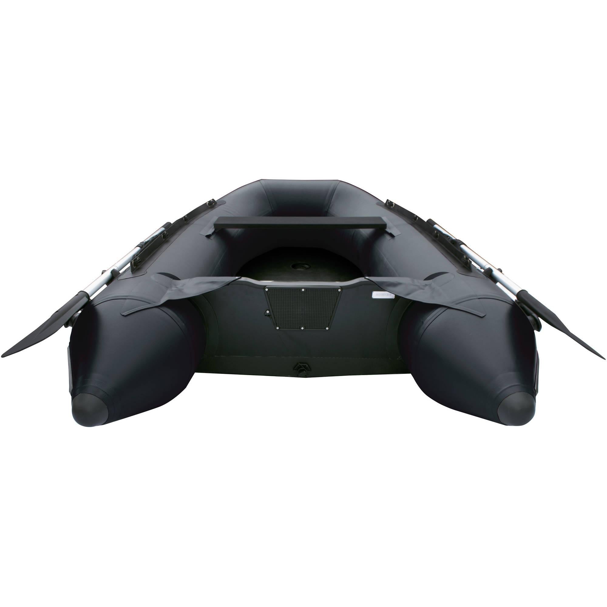 ALEKO Inflatable Boat - Aluminum Floor - 8.4 Feet - Black