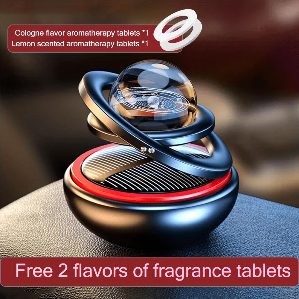 Car Air Freshener Solar Rotating Fragrance Decoration Car Interior Accessories Women Men Original Flavored Perfume Diffuser