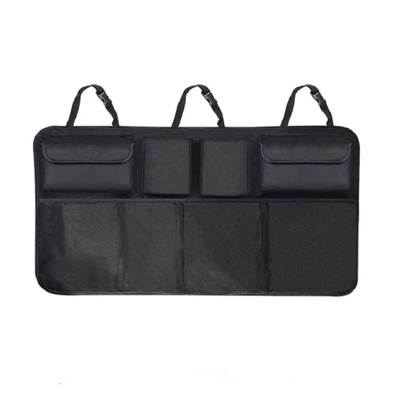 Car Trunk Organizer, Adjustable Backseat StoraBag Net High Capacity Multi-use Oxford Automobile Seat Back Organizers Universal Gifts